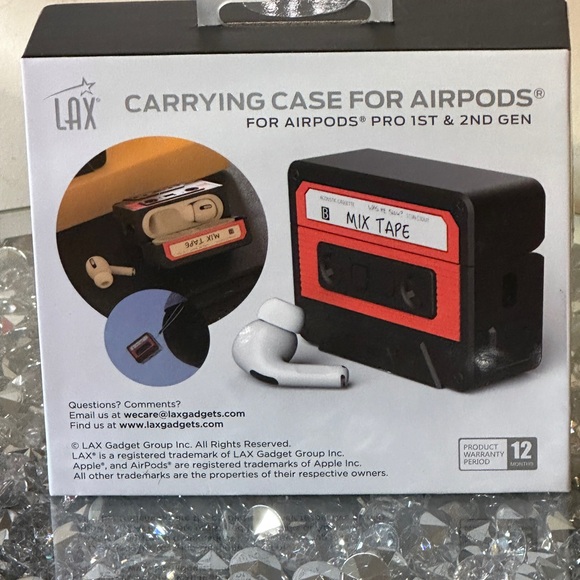 NIB Carrying Case for Apple Airpods Pro 2nd Generation by LAX Electronics. - Picture 2 of 2